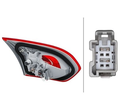 HELLA Luce posteriore 2NR 354 828-021