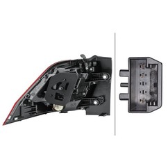 HELLA Luce posteriore 2SD 012 519-041