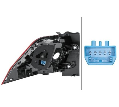HELLA Luce posteriore 2SD 012 521-061