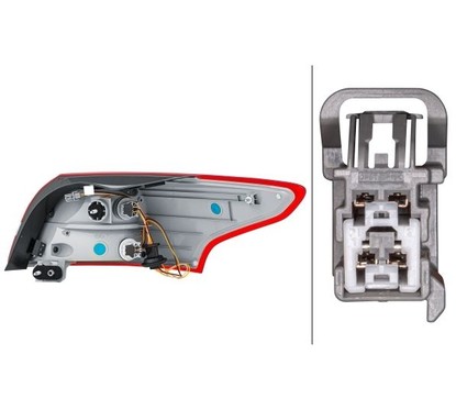 HELLA Luce posteriore 2SD 354 828-031