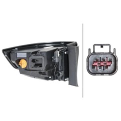 HELLA Luce posteriore 2SD 354 831-031