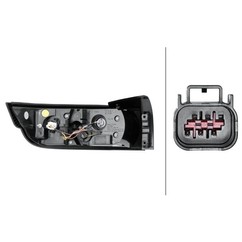 HELLA Luce posteriore 2SK 010 563-221