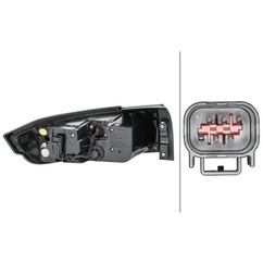 HELLA Luce posteriore 2SK 012 379-421