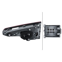 HELLA Luce posteriore 2SV 012 247-071