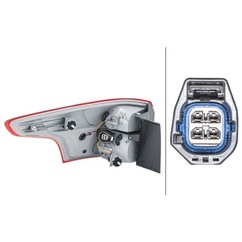 HELLA Luce posteriore 2VA 354 995-161