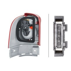 HELLA Luce posteriore 2VA 964 957-021