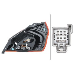 HELLA Luce posteriore 2VP 354 805-011