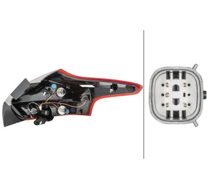 HELLA Luce posteriore 2VP 354 828-071