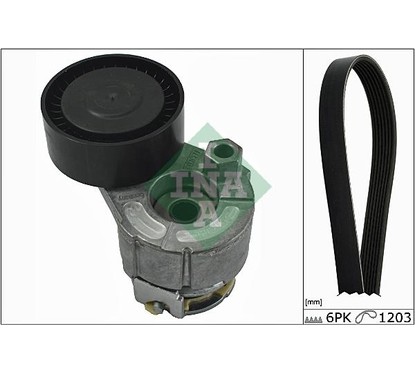 Ina Kit Cinghie Poly-V Nissan Qashqai / Qashqai +2 (J1 529000910