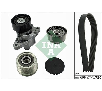 Ina Kit Cinghie Poly-V Dacia Logan Mcv (Ks_) 1.6 Bifue 529005110