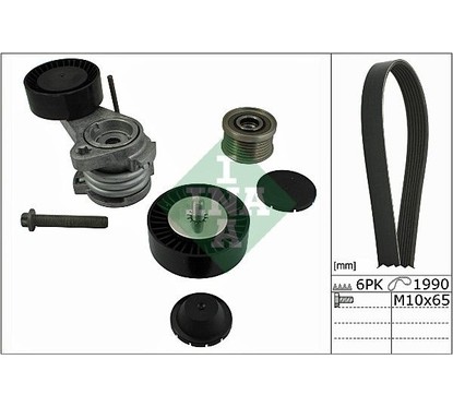Ina Kit Cinghie Poly-V Bmw 3 (E90) 325 I (01.2005 1 529005810