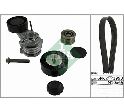 Ina Kit Cinghie Poly-V Bmw 3 (E90) 325 I (01.2005 1 529005810