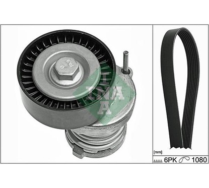 Ina Kit Cinghie Poly-V Vw Polo (9N_) 1.4 16V (10.2001 529010310