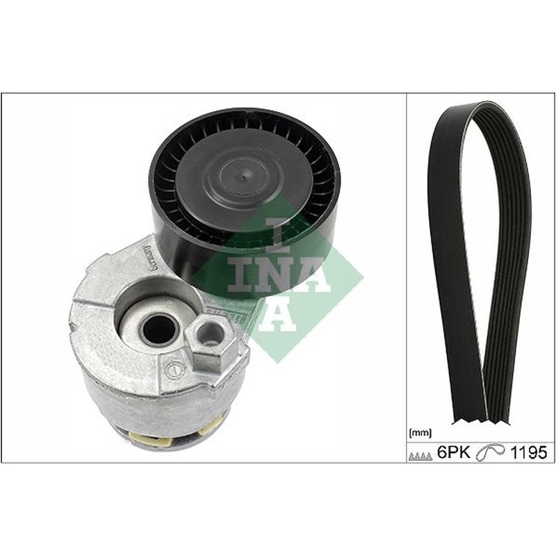 Ina Kit Cinghie Poly-V Renault Captur 1.5 Dci 90 (06.2 529011710