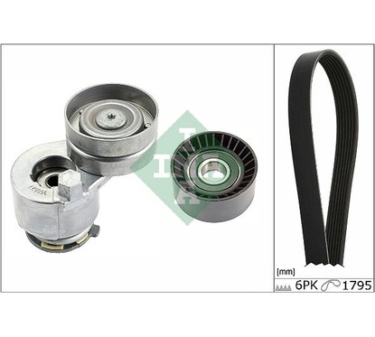 Ina Kit Cinghie Poly-V Renault Laguna Ii Grandtour (Kg 529012410