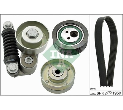 Ina Kit Cinghie Poly-V Renault Espace Iii (Je0_) 2.2 1 529012610
