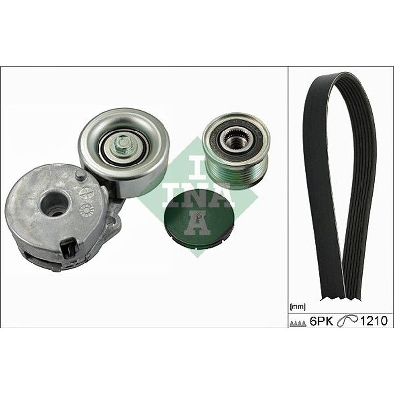 Ina Kit Cinghie Poly-V Nissan Qashqai / Qashqai +2 (J1 529013110