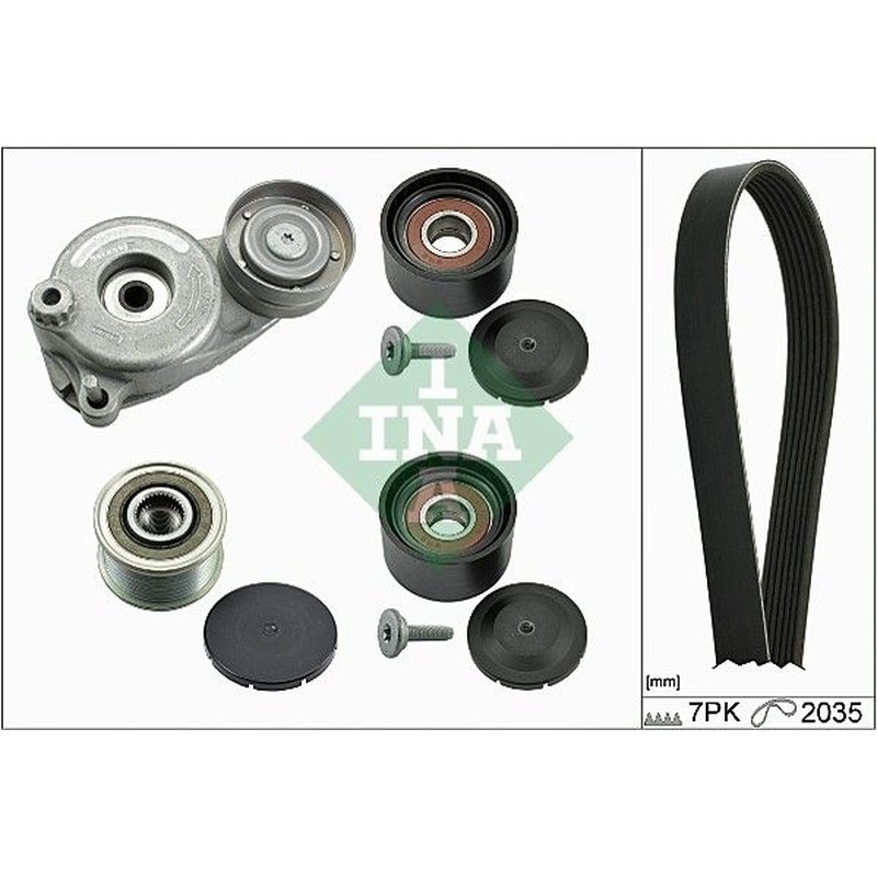 Ina Kit Cinghie Poly-V Mercedes M-Class (W164) Ml 320 529017010