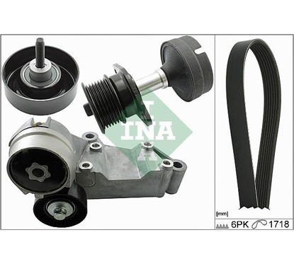 Ina Kit Cinghie Poly-V Ford Focus Kombi (Dnw) 1.8 Turb 529017310