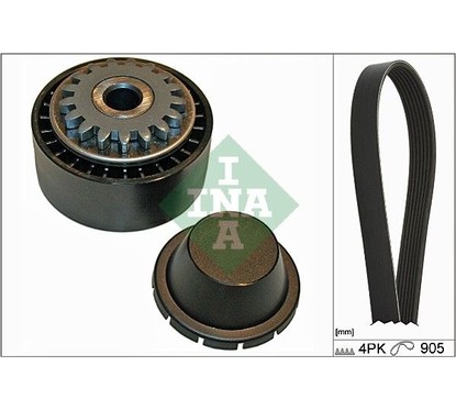 Ina Kit Cinghie Poly-V Renault Clio Ii (Bb0/1/2_, Cb0/ 529017410