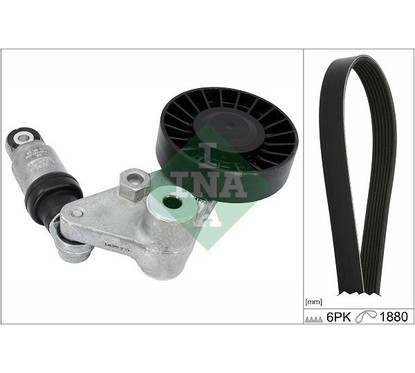 Ina Kit Cinghie Poly-V Opel Zafira A (F75_) 2.0 Dti 16 529020210
