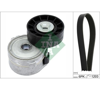 Ina Kit Cinghie Poly-V Ford S-Max (Wa6) 2.0 Tdci (05.2 529022610