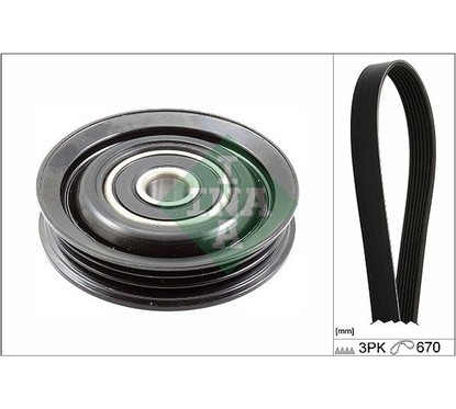 Ina Kit Cinghie Poly-V Nissan Micra Iii (K12) 1.2 16V 529022710
