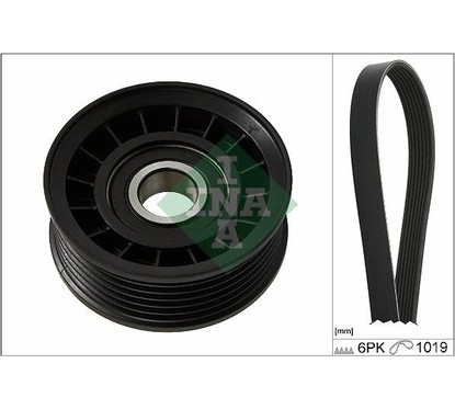 Ina Kit Cinghie Poly-V Ford Fiesta Vi 1.4 Lpg (01.2009 529023210