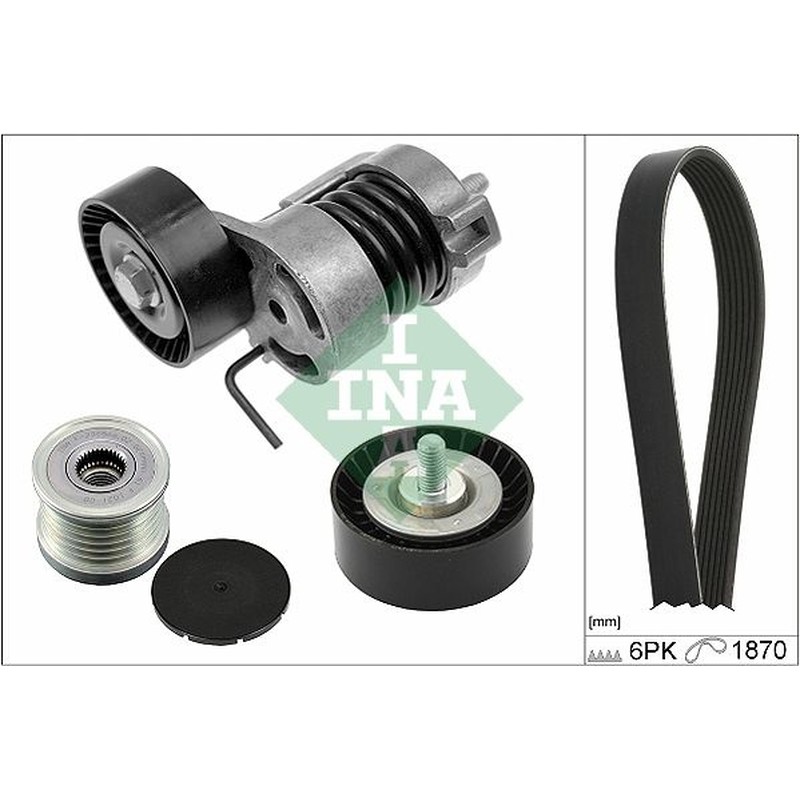Ina Kit Cinghie Poly-V Bmw 1 (E87) 116 I (11.2003 0 529025410