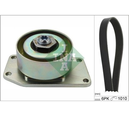 Ina Kit Cinghie Poly-V Peugeot 206 Schrägheck (2A/C) 1 529026010