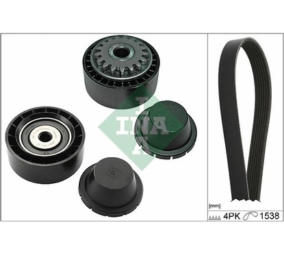 Ina Kit Cinghie Poly-V 529028010 per ripristinare il corretto funzionamento del componente