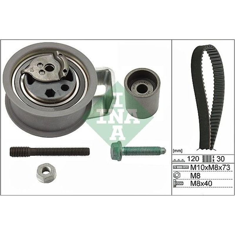 Kit Cinghie Dentate Ina 530009110 Audi, Vw