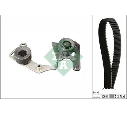 Ina Kit Tendicinghia 530009610 per ripristinare il corretto funzionamento del componente