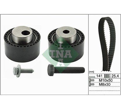 Ina Kit Tendicinghia 530011110 per ripristinare il corretto funzionamento del componente