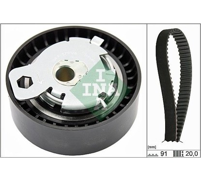 Kit Cinghie Dentate Ina 530014210 Per Auto Ford