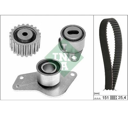 Ina Kit Tendicinghia 530018510 per ripristinare il corretto funzionamento del componente
