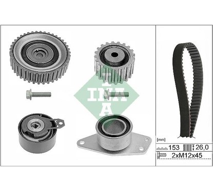 Ina Kit Tendicinghia 530019410 per ripristinare il corretto funzionamento del componente