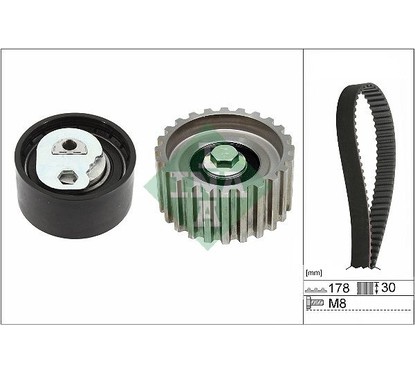 Ina Kit Tendicinghia 530023210 per ripristinare il corretto funzionamento del componente