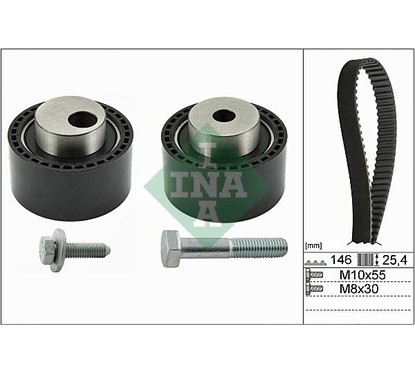 Ina Kit Tendicinghia 530023410 per ripristinare il corretto funzionamento del componente