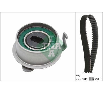 Kit Cinghie Dentate Ina 530035510 Hyundai, Kia