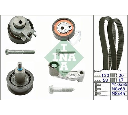 Ina Kit Tendicinghia 530036010 per ripristinare il corretto funzionamento del componente