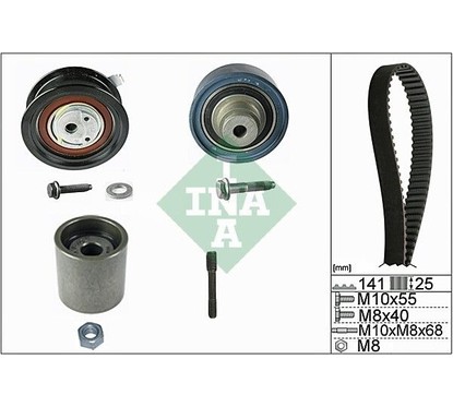 Ina Kit Tendicinghia 530036110 per ripristinare il corretto funzionamento del componente