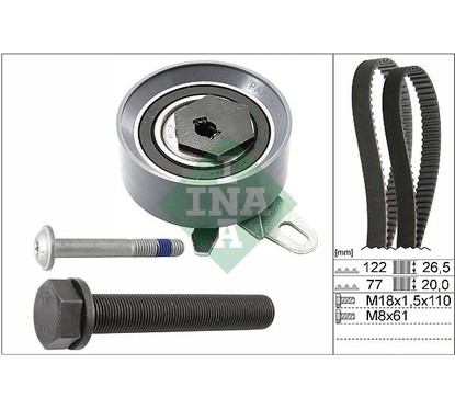 Ina Kit Tendicinghia 530040610 per ripristinare il corretto funzionamento del componente