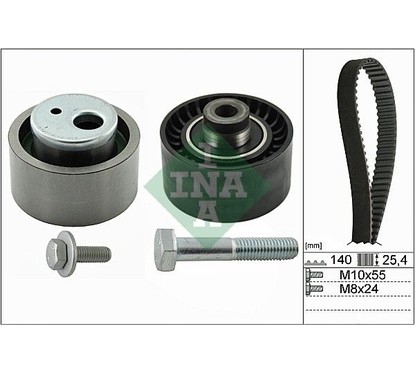 Ina Kit Tendicinghia 530044010 per ripristinare il corretto funzionamento del componente