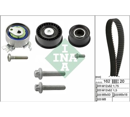 Ina Kit Tendicinghia 530044310 per ripristinare il corretto funzionamento del componente