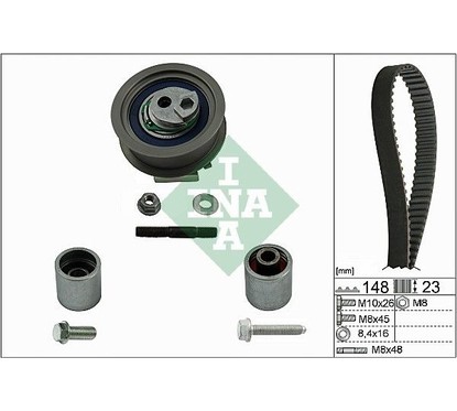 Ina Kit Tendicinghia 530044510 per ripristinare il corretto funzionamento del componente