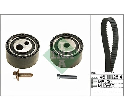 Ina Kit Tendicinghia 530044610 per ripristinare il corretto funzionamento del componente