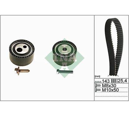Ina Kit Tendicinghia 530044710 per ripristinare il corretto funzionamento del componente