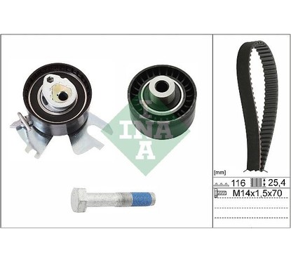 Ina Kit Tendicinghia 530044910 per ripristinare il corretto funzionamento del componente