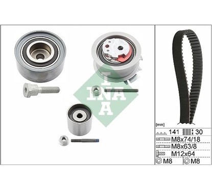 Ina Kit Tendicinghia 530046310 per ripristinare il corretto funzionamento del componente